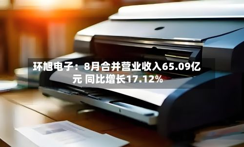 环旭电子：8月合并营业收入65.09亿元 同比增长17.12%-第1张图片