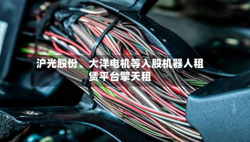 沪光股份	、大洋电机等入股机器人租赁平台擎天租-第1张图片