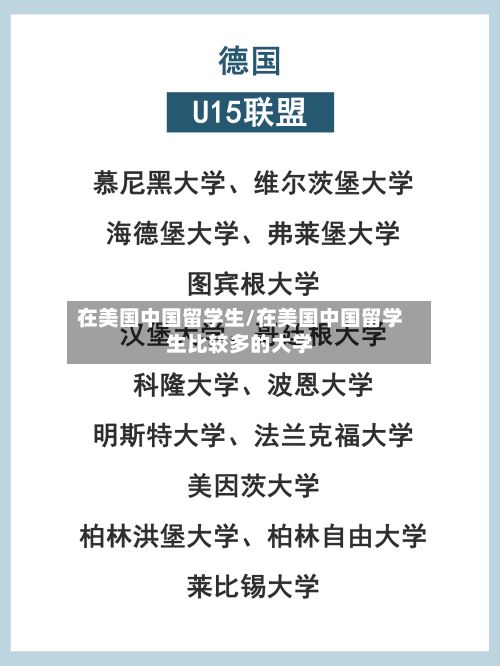 在美国中国留学生/在美国中国留学生比较多的大学-第1张图片