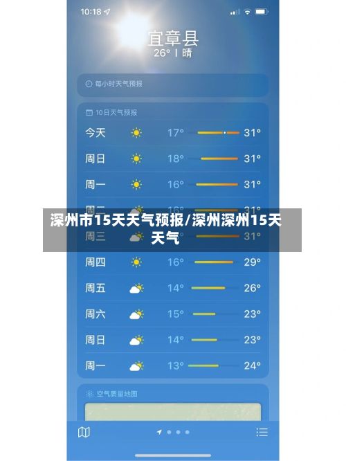 深州市15天天气预报/深州深州15天天气-第1张图片