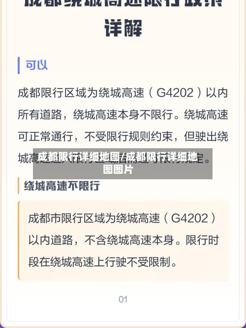 成都限行详细地图/成都限行详细地图图片-第1张图片