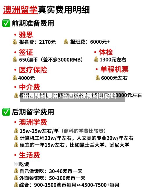 出国预科费用/出国就读预科班好吗-第1张图片