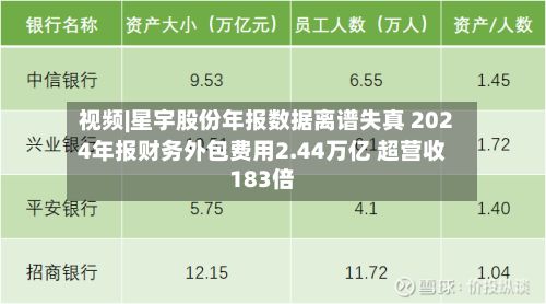 视频|星宇股份年报数据离谱失真 2024年报财务外包费用2.44万亿 超营收183倍-第1张图片