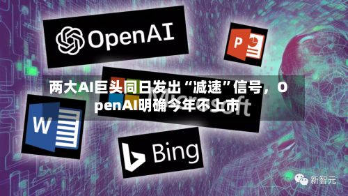 两大AI巨头同日发出“减速”信号	，OpenAI明确今年不上市-第1张图片