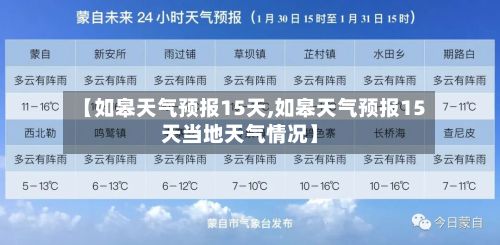 【如皋天气预报15天,如皋天气预报15天当地天气情况】-第1张图片