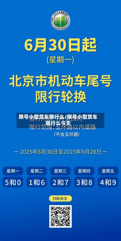 限号小型货车限行么/限号小型货车限行么今天-第1张图片