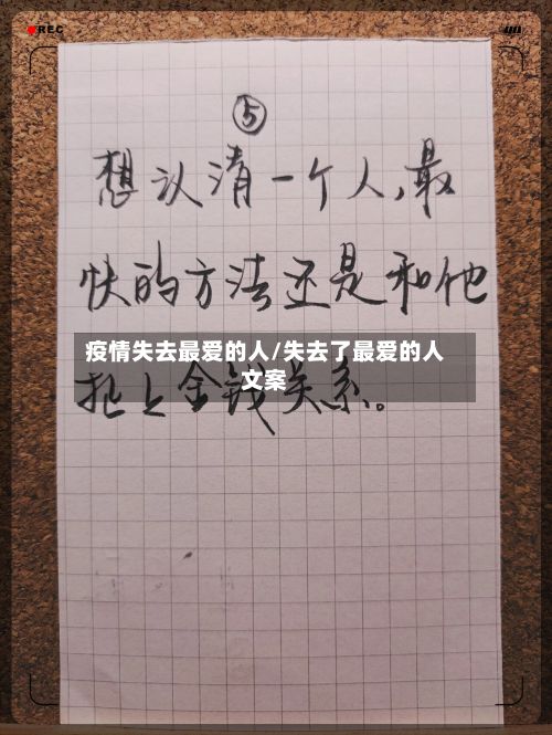 疫情失去最爱的人/失去了最爱的人文案-第1张图片