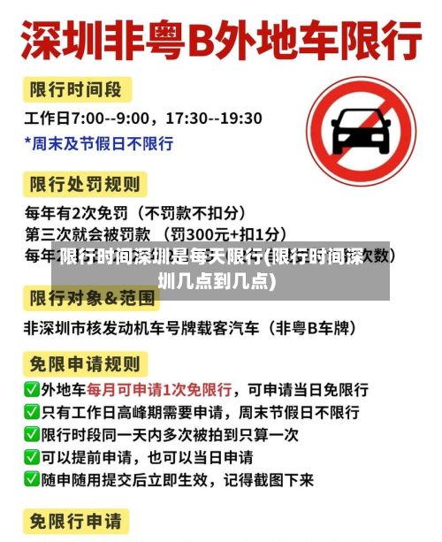 限行时间深圳是每天限行(限行时间深圳几点到几点)-第1张图片