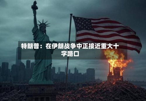 特朗普:在伊朗战争中正接近重大十字路口-第1张图片