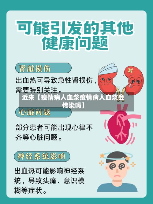 近来【疫情病人血浆疫情病人血浆会传染吗】-第1张图片