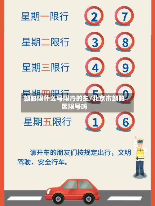 朝阳限什么号限行的车/北京市朝阳区限号吗-第1张图片