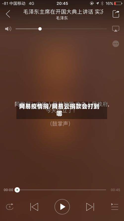 网易疫情捐/网易云捐款会打到哪-第1张图片