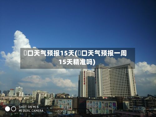 冮口天气预报15天(硚口天气预报一周15天精准吗)-第1张图片