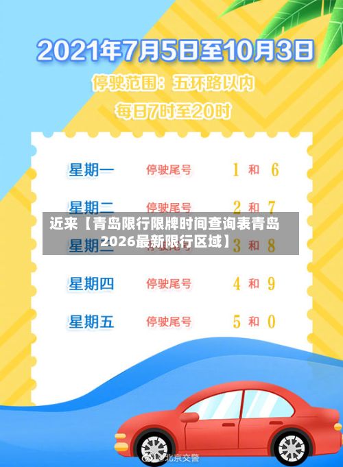 近来【青岛限行限牌时间查询表青岛2026最新限行区域】-第1张图片