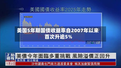 美国5年期国债收益率自2007年以来首次升逾5%-第1张图片