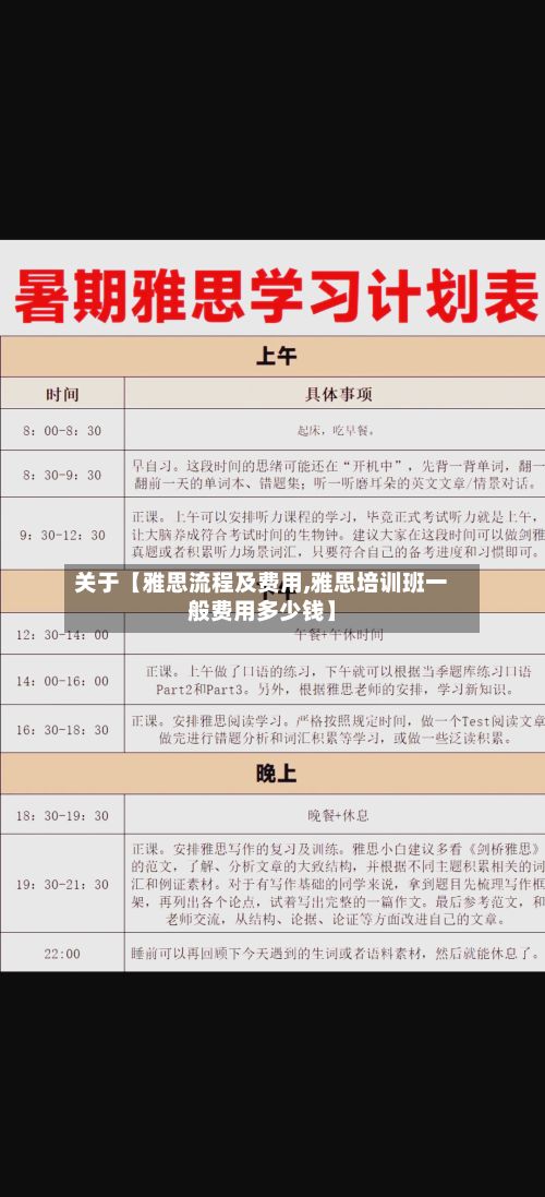 关于【雅思流程及费用,雅思培训班一般费用多少钱】-第1张图片