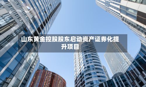山东黄金控股股东启动资产证券化提升项目-第1张图片