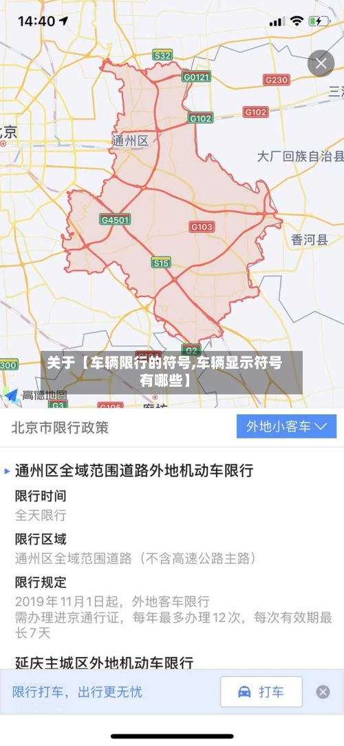 关于【车辆限行的符号,车辆显示符号有哪些】-第1张图片