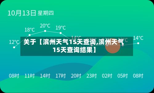 关于【滨州天气15天查询,滨州天气15天查询结果】-第1张图片