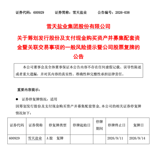 600929，重大资产重组！下周一复牌