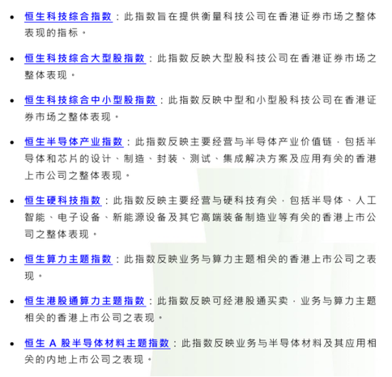 恒生指数公司，推出A股半导体材料主题指数